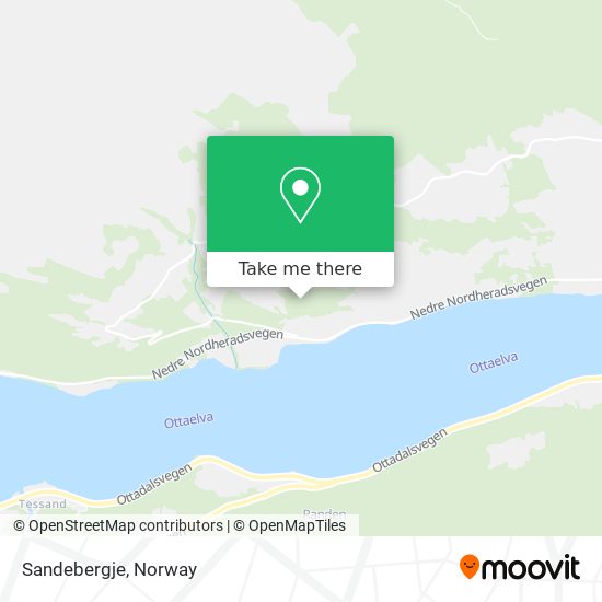 Sandebergje map