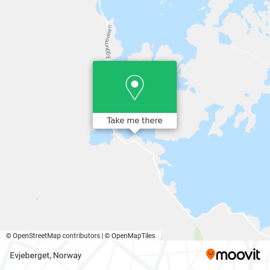 Evjeberget map