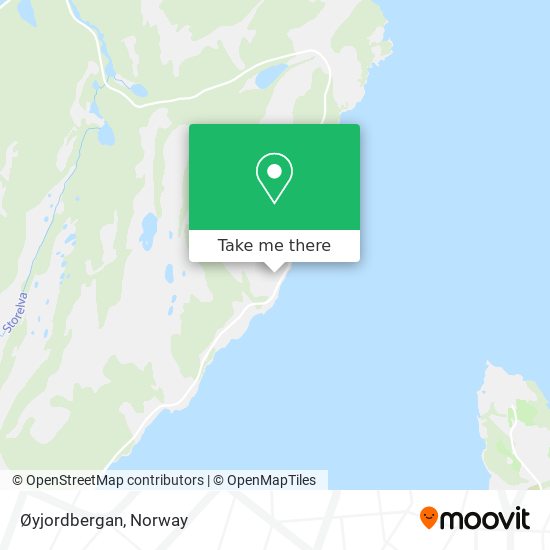 Øyjordbergan map