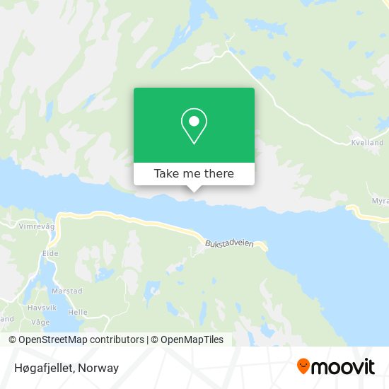 Høgafjellet map