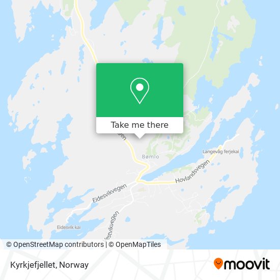 Kyrkjefjellet map