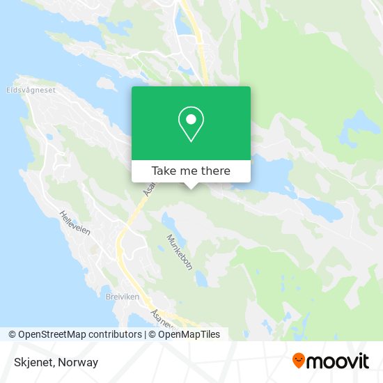 Skjenet map