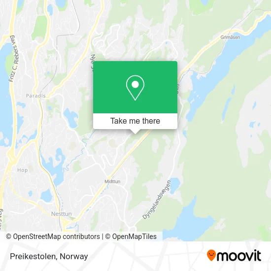 Preikestolen map