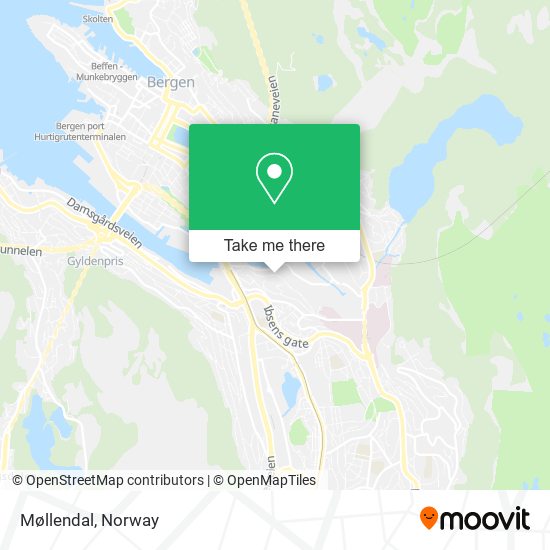 Møllendal map