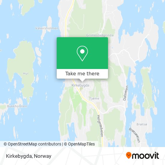 Kirkebygda map