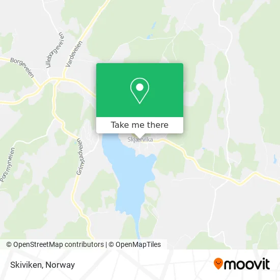 Skiviken map