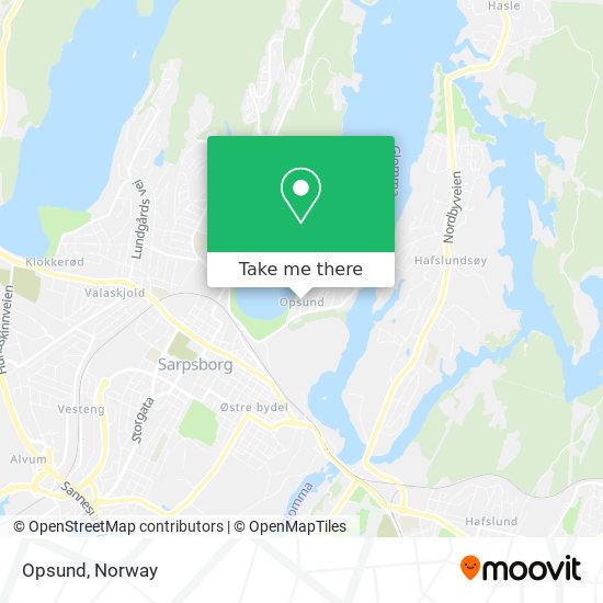 Opsund map