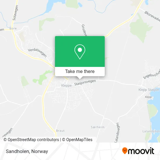 Sandholen map