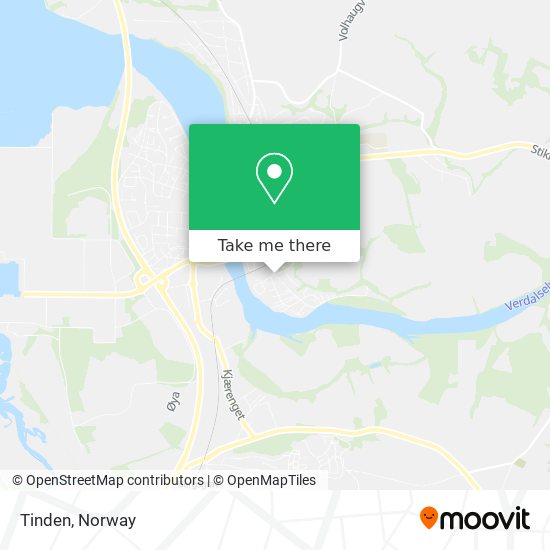 Tinden map