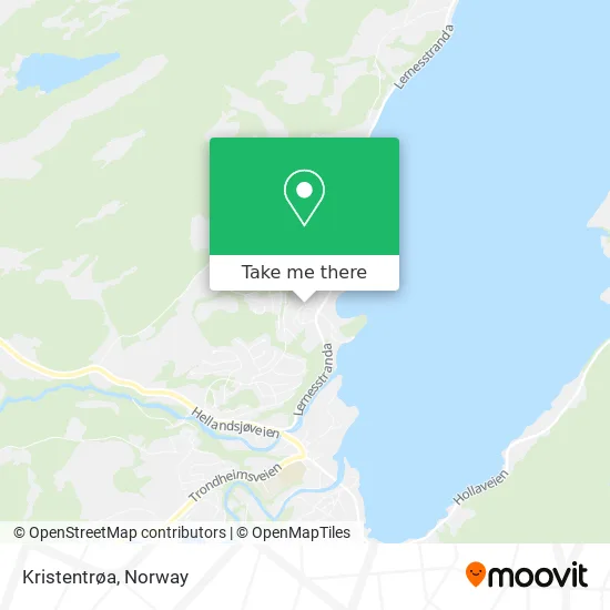 Kristentrøa map