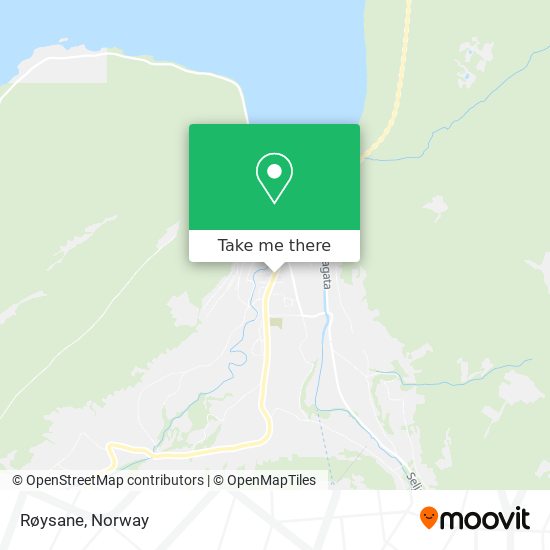 Røysane map
