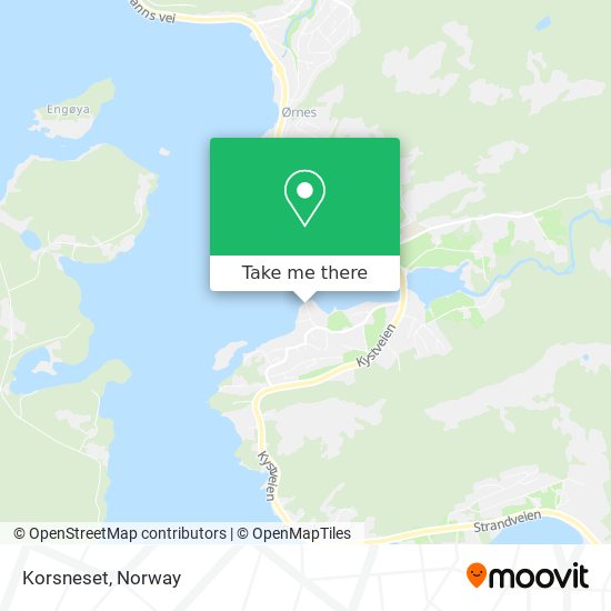 Korsneset map