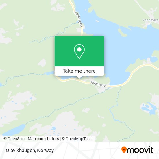 Olavikhaugen map