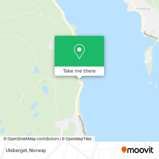 Ulsberget map