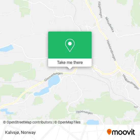 Kalvsjø map