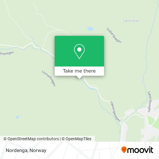 Nordenga map