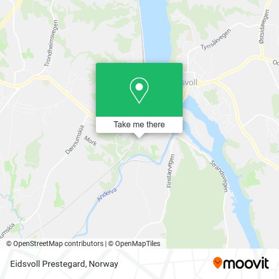 Eidsvoll Prestegard map