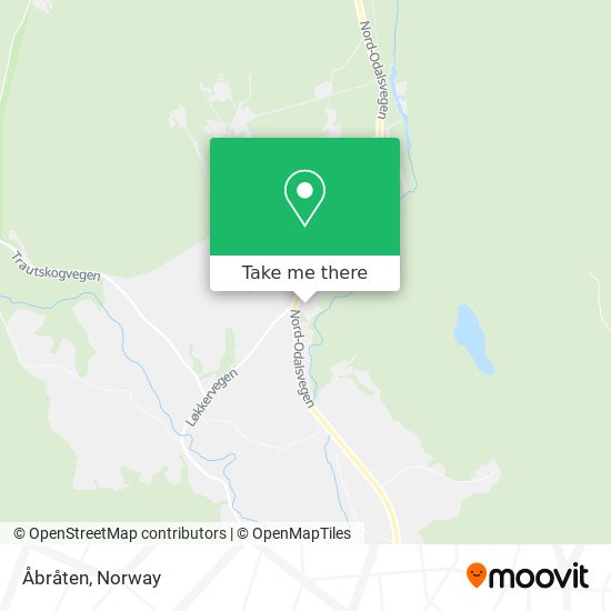 Åbråten map