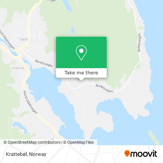 Krattebøl map