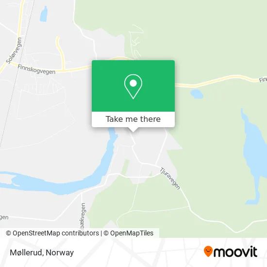 Møllerud map