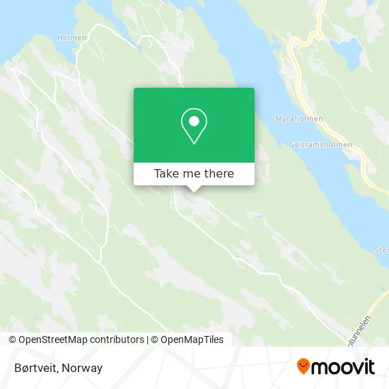 Børtveit map