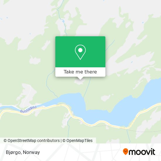 Bjørgo map