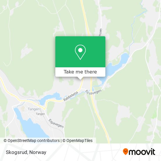 Skogsrud map