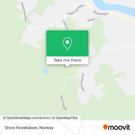 Store Hovelsåsen map