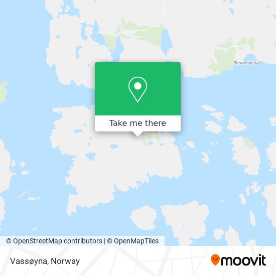 Vassøyna map