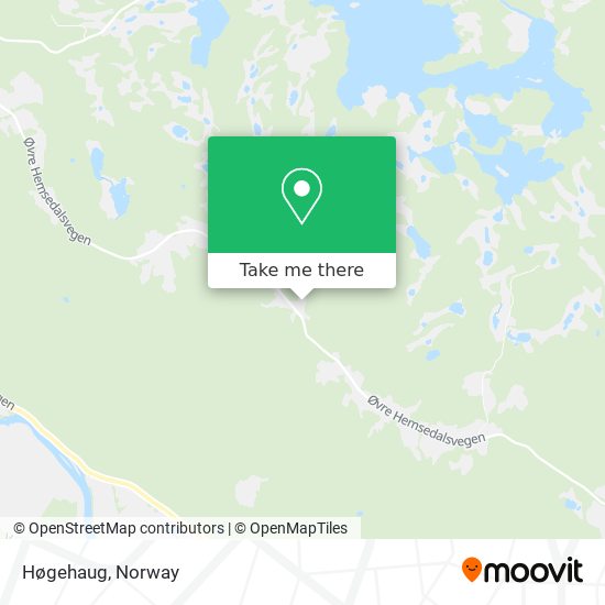 Høgehaug map