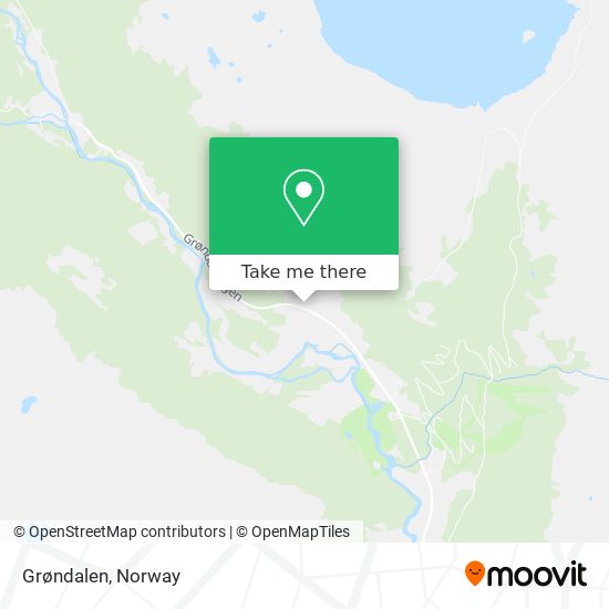 Grøndalen map