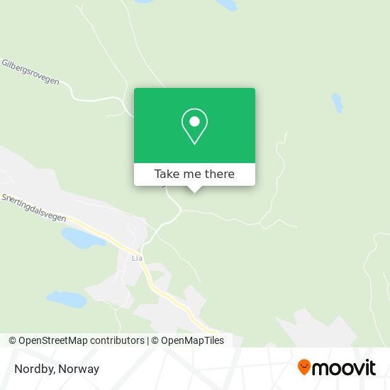 Nordby map