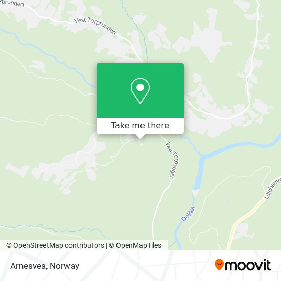 Arnesvea map