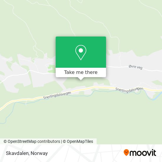 Skavdalen map