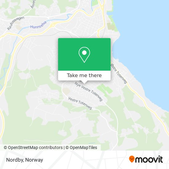 Nordby map