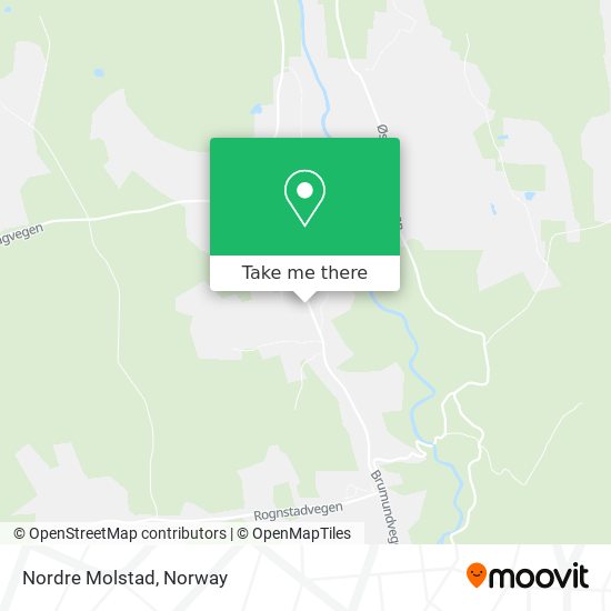 Nordre Molstad map