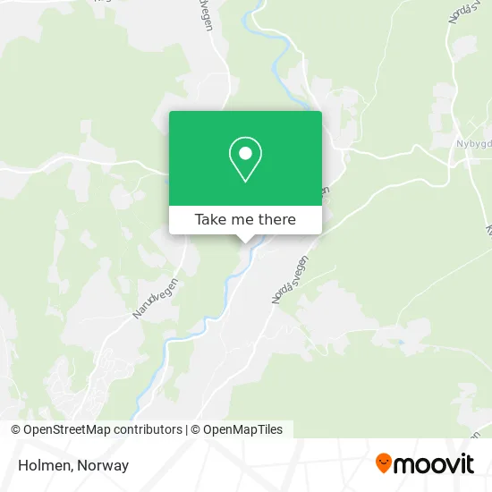 Holmen map