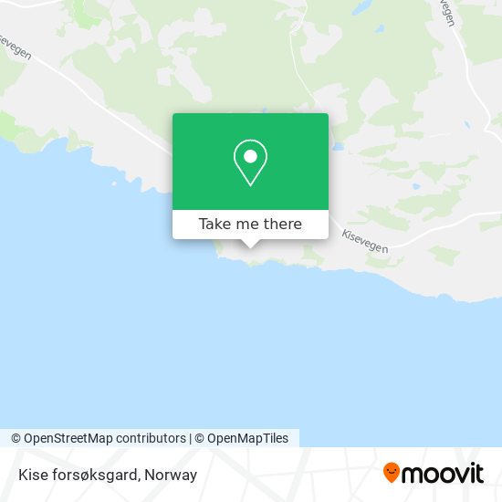 Kise forsøksgard map