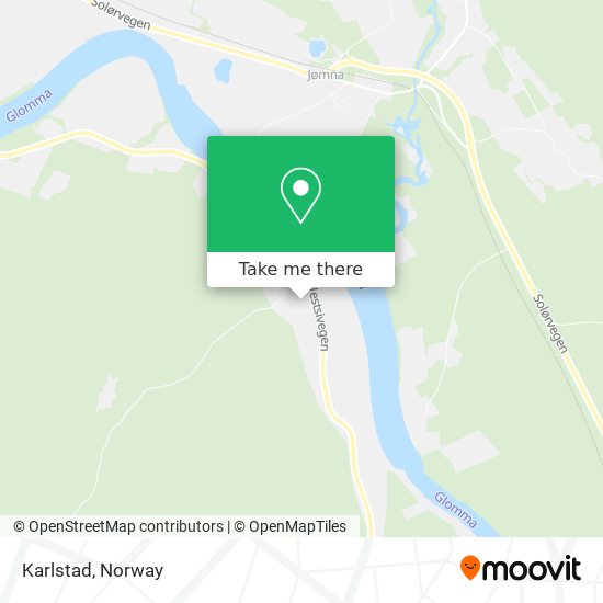 Karlstad map