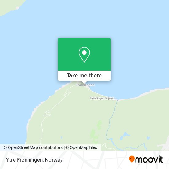 Ytre Frønningen map