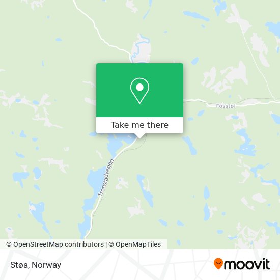 Støa map