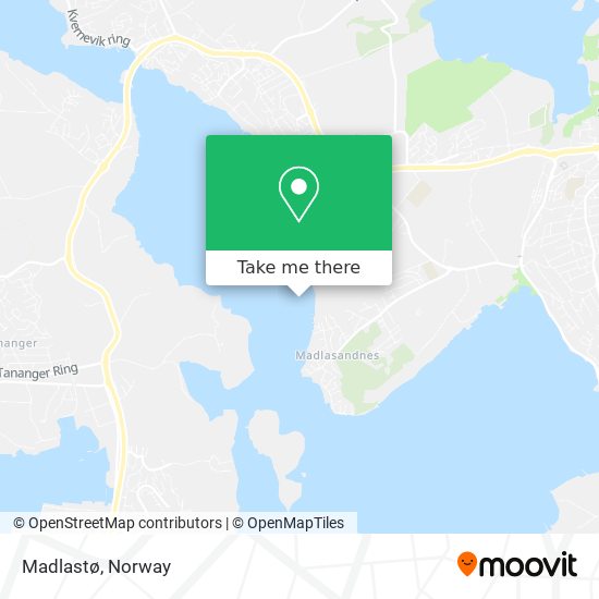 Madlastø map