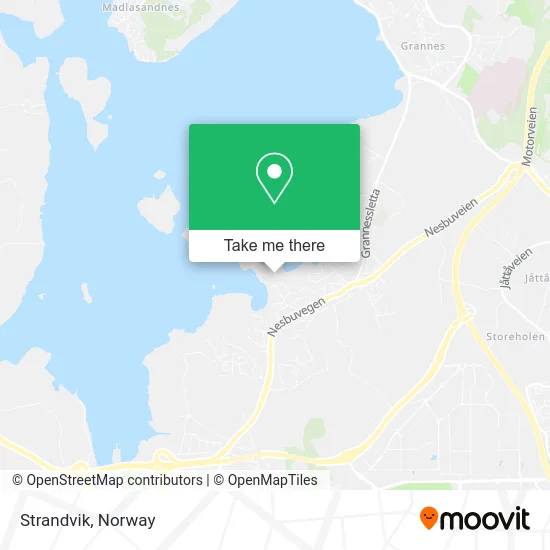 Strandvik map