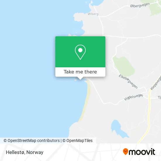 Hellestø map