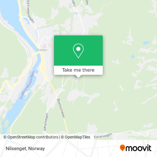 Nilsenget map