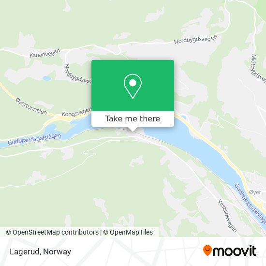 Lagerud map