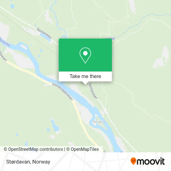 Størdavan map