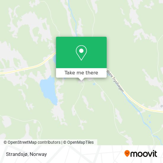 Strandsjø map