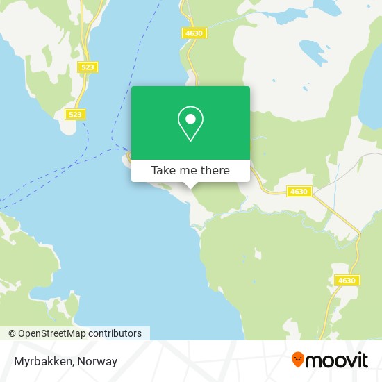 Myrbakken map