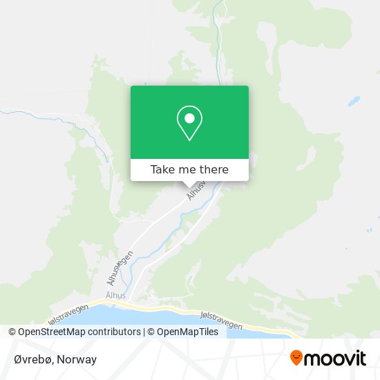 Øvrebø map